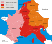 Podział państwa Franków traktat w Verdun (843 r.