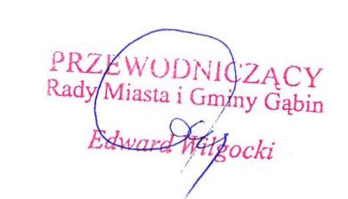 Załącznik Nr 4 do Uchwały Nr 229/XXXV/2009 Rady Miasta i Gminy Gąbin z dnia 30 września 2009 roku Rozstrzygniecie o sposobie realizacji zapisanych w Miejscowym planie zagospodarowania przestrzennego