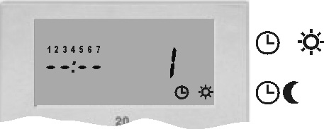 CH1 Rysunek 12 - temperatura dzienna - temperatura nocna CH2 Rysunek 13 - włączone grzanie c.w.u. - wyłączone grzanie c.w.u. CH3 Rysunek 14 - włączona temperatura komfortowa - wyłączona temperatura komfortowa Nacisnąć przycisk ( ).