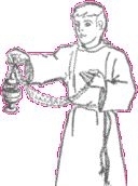 Ministrant kadzidła (turyferariusz) Ministrant niosący łódkę (nawikulariusz) Pierwszym zadaniem ministranta kadzidła jest rozpalenie ognia.