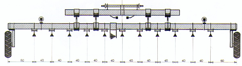 5 rzędów, słonecznik (NG NG Plus 2) 7 rzędów, słonecznik, 55 cm (NG i NG Plus 2) Belka nośna dł. 3,00 m. Zaczep wysunięty (4 ramiona łączące). Wałek 6-kątny kół, dł. 2,70 m. Wałek 6-kątny sekcji, dł.