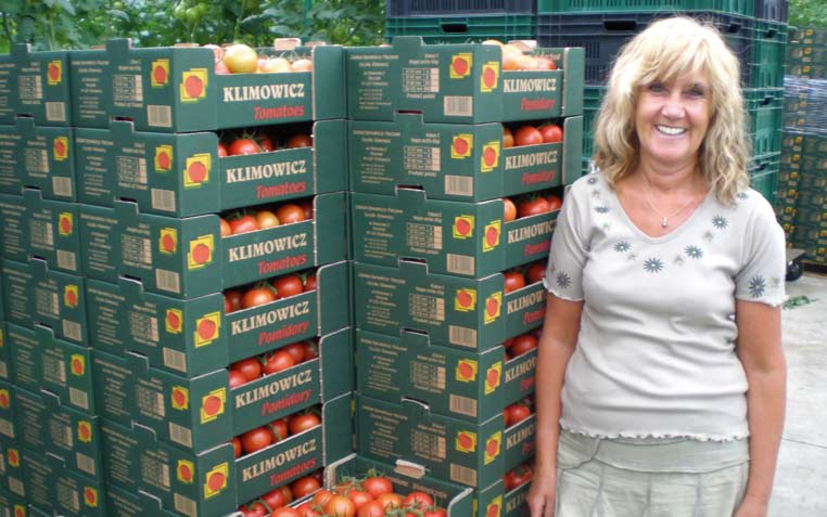 Pomidor na grona specjalność w Paczynie Bonaparte RZ po zbiorze w firmie Pani Cecylii Klimowicz Od kilku lat w szklarniach Pani Cecyli Klimowicz w Paczynie uprawiane są pomidory gronowe.