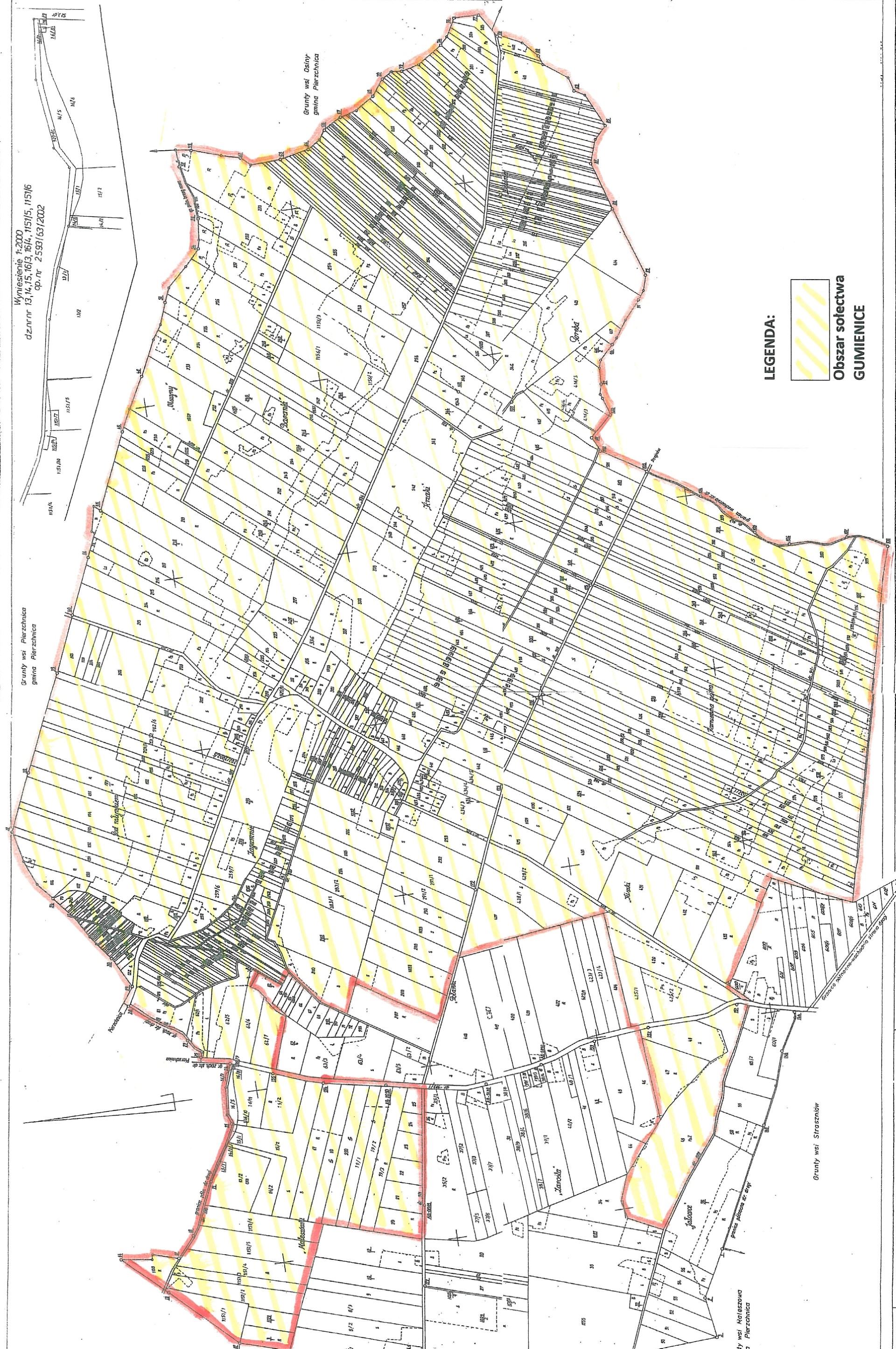 Załącznik do statutu sołectwa Gumienice Obszar sołectwa