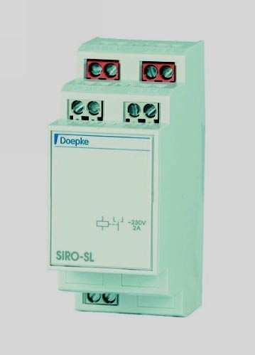 1.3. Przekaźnik sterowania Ŝaluzjami SIRO-SL Przekaźnik sterowania roletami SIRO-SL słuŝy generalnie do pojedynczego sterowania pojedynczą roletą lub Ŝaluzją.