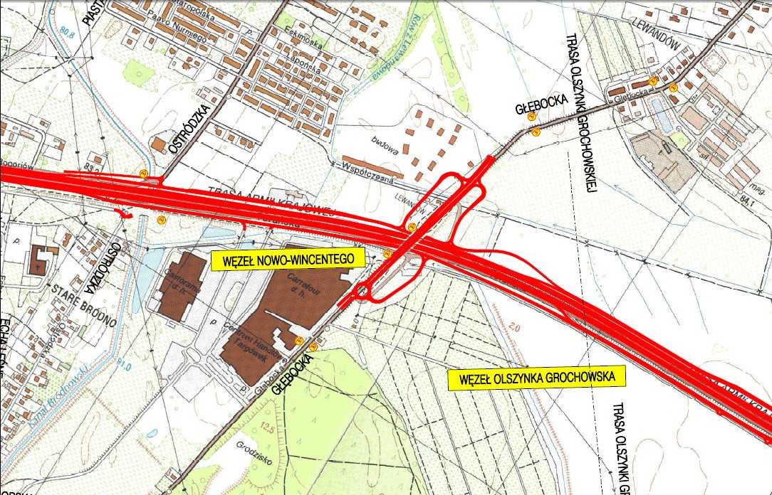 Do Wisły Przebudowa Trasy Toruńskiej = KORKI przez 2 lata Centrum Targówek Marki