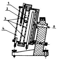 Rysunek 1: Uproszczony schemat głowicy wiskozymetru. Część II: Badanie zależności lepkości cieczy od temperatury za pomocą wiskozymetru Höplera Wiskozymetr Höplera (Rys.