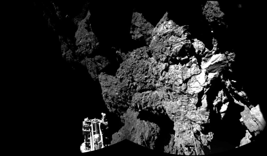 Kometa Czuriumowa-Gierasimienko (67P) 6 sierpnia 2014 europejska sonda Rosetta zbliżyła się do