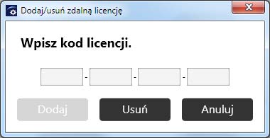 8. Zmienianie ustawień tablicy interaktywnej Dodawanie lub usuwanie zdalnej licencji W niniejszej sekcji zawarto informacje na temat włączania opcji udostępniania sesji zdalnej tablicy poprzez