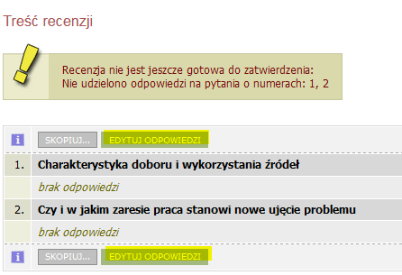 Raport z systemu antyplagiatowego zawiera informacje dotyczące pojawiających się w pracy zapożyczeń. Raport podlega ocenie promotora.