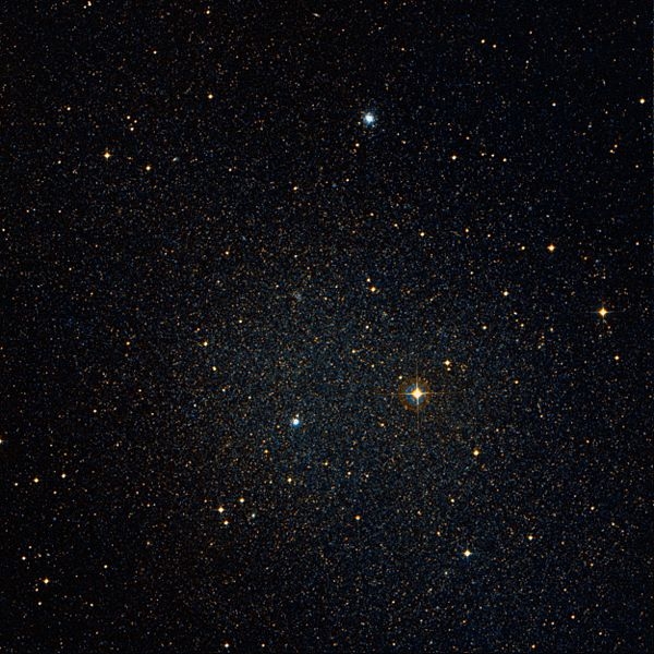 8. Galaktyka Fornax (skala 0,4 Mpc) Odległość 460 lat św.