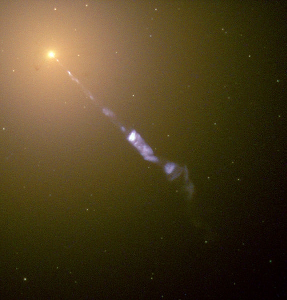 M87: Galaktyka aktywna Zawiera 12 tys. Gromad kulistych Galaktyka aktywna: linie emisyjne typu gal.