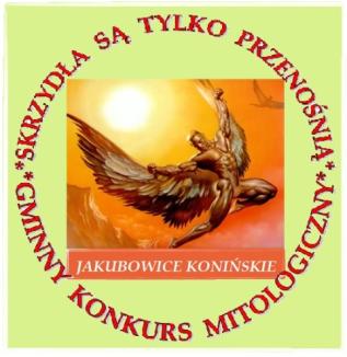 IX Gminny Konkurs Mitologiczny SKRZYDŁA SĄ TYLKO PRZENOŚNIĄ Jakubowice Konińskie 2017 PYTANIA DO TESTU 1. Kim był Ganimedes? 2. Co zapewniało bogom nieśmiertelność? 3. Skąd Dzeus bierze pioruny? 4.