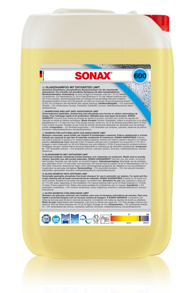 SONAX Szampon nabłyszczający z dodatkiem zmiękczającym Symbol KTM: SC-S600705 Symbol EAN: 4064700505780 Waga: 27.