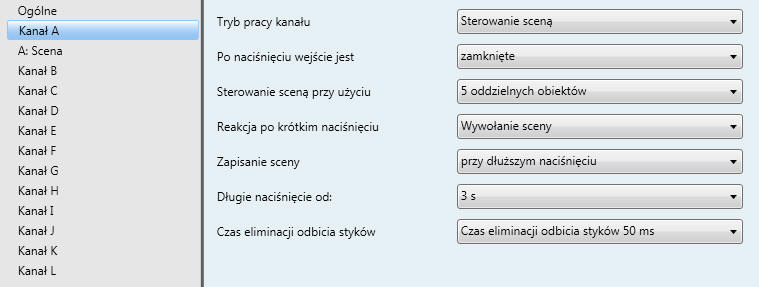 Uruchamianie tryb Sterowanie sceną 3.2.6 Tryb Sterowanie sceną 3.2.6.1 Parametry podczas sterowania przy użyciu 5 oddzielnych obiektów W tej części został opisany tryb Sterowanie sceną.