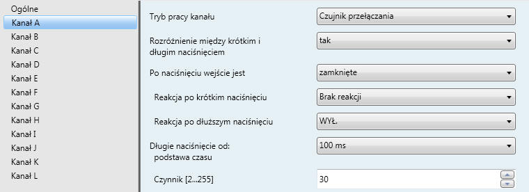 Przykłady zastosowań Ustawienia parametrów dla przycisku 2: * Scena 8-bitowa wywołuje nastawniki, które obsługują tą funkcję.