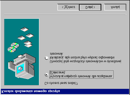 Po podlaczeniu kablem USB do komputera sterujacego PC i wlaczeniu zasilania sterownika, system Windows automatycznie wykryje nowe urzadzenie.