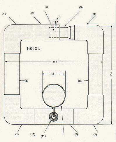 9.2. Antena magnetyczna wykonana z rurek od instalacji wodnych Antena magnetyczna G0JXU ("UKW Berichte" 2/1990) wykonana jest ze standardowych rur miedzianych i elementów stosowanych w instalacjach
