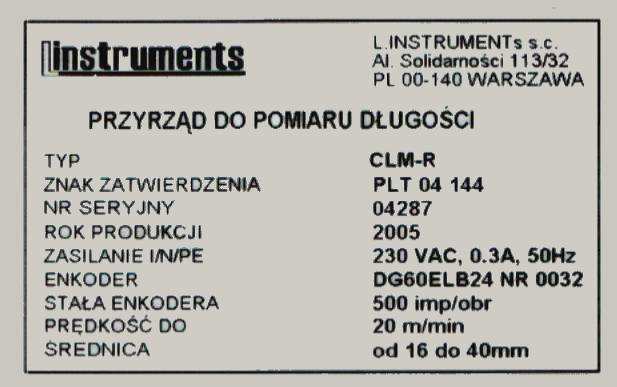 radiowe i telekomunikacyjne lub inne urządzenia nie mogłyby działać zgodnie z przeznaczeniem. System CLM spełnia wymagania dyrektywy EMC (p. 2.4.