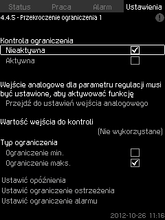 Polski (PL) 8.7.51 Zakłócenie zewnętrzne (4.4.4) Rys. 101 Zakłócenie zewnętrzne Ta funkcja jest używana kiedy CU 352 jest w stanie odbierać sygnały zakłócenia ze styków zewnętrznych.