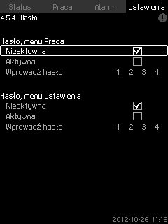 8.7.60 Data i czas (4.5.3) 8.7.61 Hasło (4.5.4) Polski (PL) Rys. 112 Data i czas Na tym obrazie ustawiamy datę i godzinę oraz sposób w jaki będą przedstawione na wyświetlaczu.