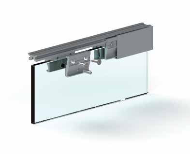 GS Custom Żebra szklane Pionowe tafle szkła pełniące rolę wzmocnienia konstrukcji jako żebra szklane (zamiast standardowych słupków aluminiowych), zamontowane w profilach systemowych Glass System.