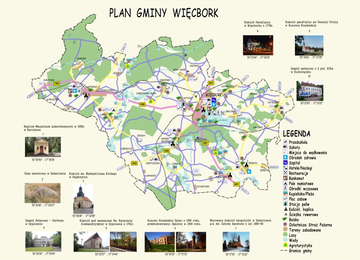 INFORMACJA O MIEJSCOWOŚCI JELEŃ GMINA - Więcbork POWIAT sępoleński WOJEWÓDZTWO Kujawsko-Pomorskie