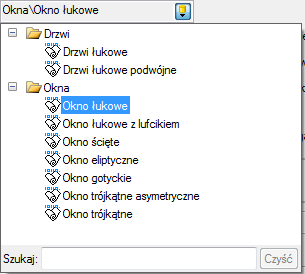 Stolarka okienna i drzwiowa Wysokość łuku wysokość łuku górnego, czyli zakończenia okna. Szczebliny poziome szprosy, poziomy podział okna. Szczebliny pionowe szprosy, pionowy podział okna.