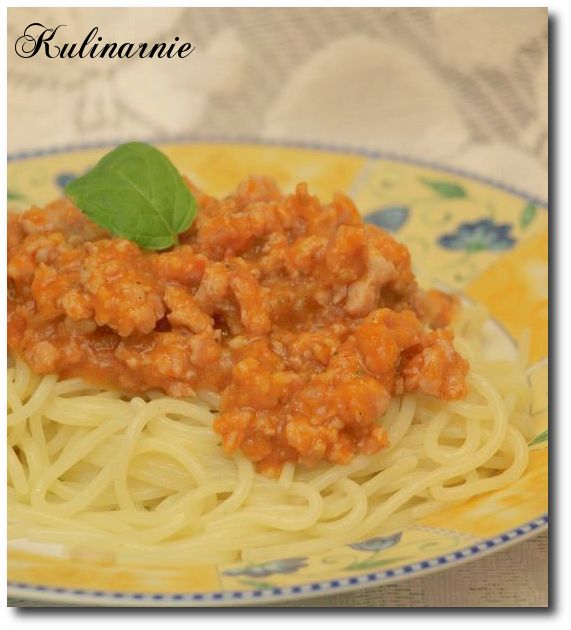 Spaghetti po bolońsku Jedno z dań, które robię zdecydowanie za rzadko.