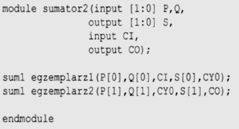 przykład 2 sumator 2-bitowy Notacja pozycyjna w