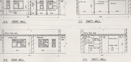 Rzuty Dobre realizacje - Irlandia "Mary Aikenhead House, Dublin" Przedsięwzięcia termomodernizacyjne Elewacje -dwuszybowe okna wypełnione powietrzem i wykonane z UVPC, o współczynniku U o wartości 3