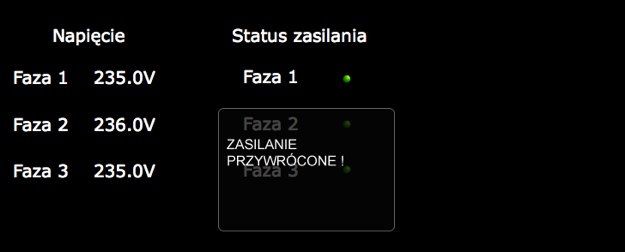 Aby otrzymywa& powiadomienia o przywróceniu zasilania na ekranie wykonaj poni(sze czynno#ci: 1. W zak"adce Zdarzenia do zdefiniowanego wcze#niej zdarzenia (Kana! E.VAR.