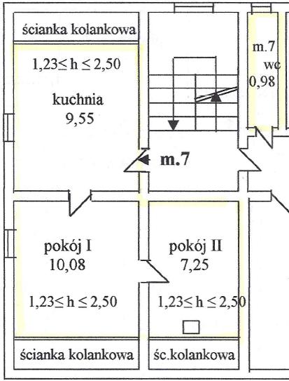 Rys. 1. Rzut lokalu Nieruchomość można oglądać po uzgodnieniu terminu z przedstawicielem Rejonu Administracji i Utrzymania Nieruchomości, tel. (74) 637 46 87. 1 1.