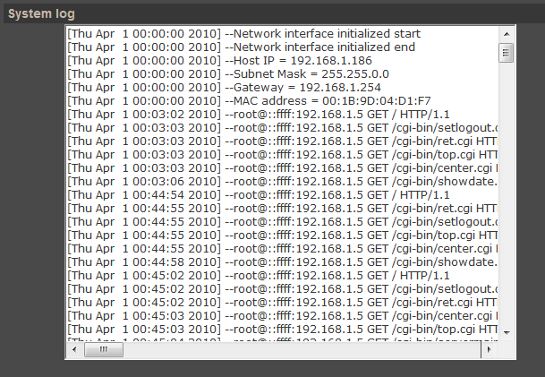 NVIP-2C2011D-P User s manual ver.1.1 WWW INTERFACE - WORKING WITH IP CAMERA 4.2.10. Recording Allows to manage recording schedule.