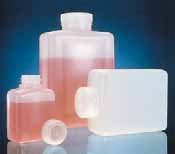 . Laboratoryjne materiały zużywalne Naczynia/Butle prostokątne Butle, PE-HD lub PVC, kwadratowe, seria 0 Butle z PE-HD, kwadratowe, w naturalnym kolorze tworzywa, półprzezroczyste.