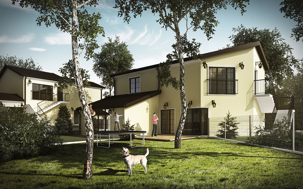 Apartamenty i Domki są tak zaprojektowane, aby mogły pełnić funkcje OPEN SPACE.