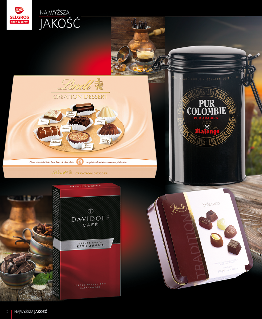 KAWA MIELONA COLOMBIE 250 G sprzedaż po 46336509 3990 PRALINY BELGIJSKIE SELECTION 500 G sprzedaż po 29234341 29 BOMBONIERA CREATION DESSERT 400 G