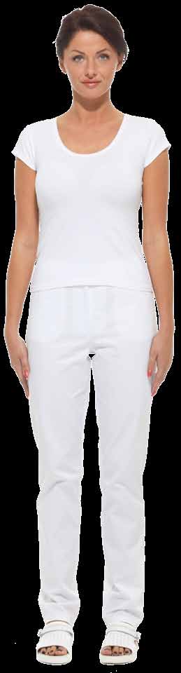 Bluzka damska Lycra kolor tylko biały, skład: bawełna