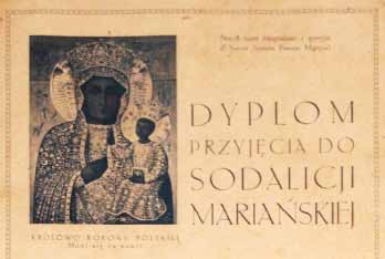 Boczny ołtarz kościoła jezuickiego w Czerniowcach Źródło: ATJKr, sygn. 749. utworzył Sodalicję mężczyzn, którą w późniejszym okresie podzielono także na dwie grupy: polską i niemiecką.