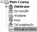 Rozdział 7. Filtracja wiadomości 75 Rysunek 7.4. Opcje folderu Rysunek 7.5. Folder Wirtualna Polska Sortowanie poczty na stacji roboczej Rysunek 7.6.