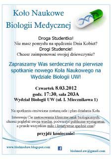 Magistranci i Licencjaci Zakładu Cytologii 2014/2015 Koło Naukowe Biologii Medycznej dr