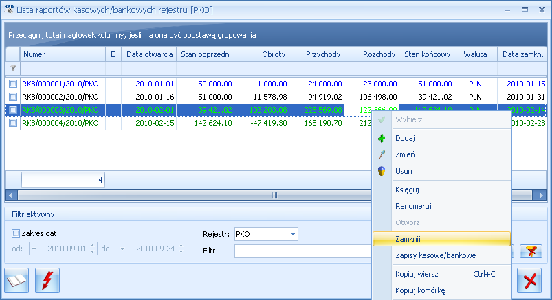 Podręcznik Użytkownika systemu Comarch OPT!MA Str. 55 Rys.