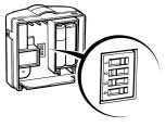 RET-B, termostat pokojowy o zasialniu bateryjnym Po àczenie elektryczne Uk ad elektroniczny Uk ad elektroniczny NC NO NC NO OFF ON COM OFF ON COM -LS Uk ad elektroniczny NC NO OFF ON COM -NSB