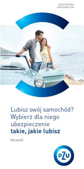 Ulotki obowiązkowe w kwietniu 1 2 Priorytet 3 PZU/1876 Lubisz swój samochód?