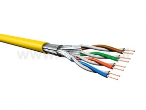 LEONI Kerpen Kabel kategorii 6A klasy ISO-Ea F/FTP Duplex 700 MHz LSOH firmy LEONI Kerpen Zgodny z normami EN 50288, IEC 61156, ISO/IEC 11801, EN 50173 (2.