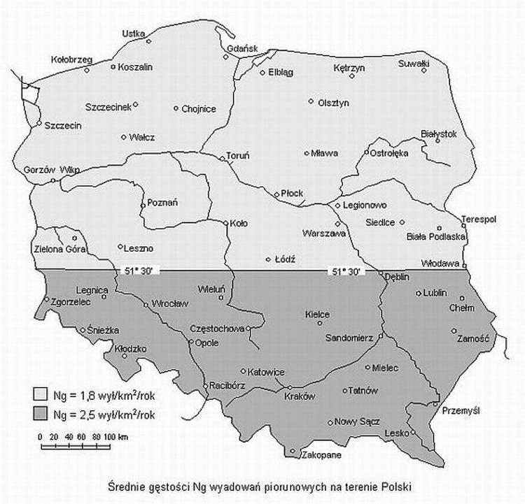 Wymiary budynku decydują o zagrożeniu bezpośrednim uderzeniem pioruna. Powierzchnie zbierania bezpośrednich / pośrednich uderzeń pioruna są określane w oparciu o te wymiary.