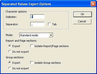 Access PE - Personnel Raporty pl 101 Eksportowanie list Naciśnięcie przycisku powoduje otwarcie okna dialogowego umożliwiającego zdefiniowanie kryteriów eksportu.
