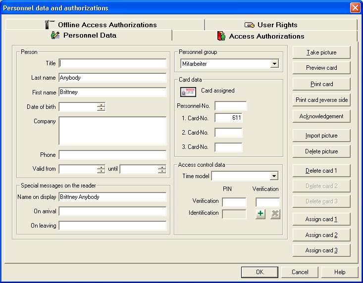 Access PE - Personnel Personal data (Dane osobowe) pl 63 4 Personal data (Dane osobowe) Aby wprowadzić nową osobę, otwórz odpowiednie okno dialogowe za pomocą przycisku lub za pomocą menu Persons >