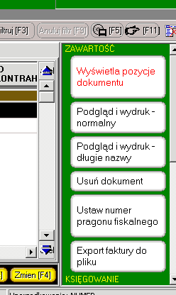 18 efekt jak byśmy nacisnęli przycisk OK.[F2]. Po wyborze program automatycznie zamknie okienko z tabelą i powróci do wpisywania następnych pól.