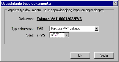 5 8 Podręcznik użytkownika Handel Import dokumentów sprzedaży od kontrahenta jako własnych dokumentów zakupu Dokument wyeksportowany poleceniem Eksport danych Eksport dokumentów można zaimportować do