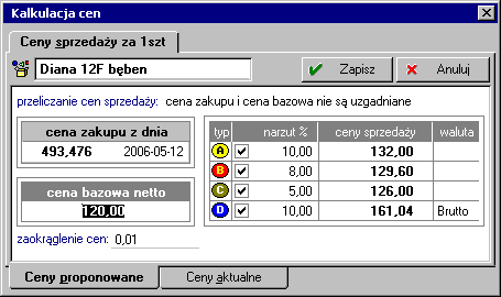 Gospodarka magazynowa 6 7 Aby zarejestrować nowy kod obcy towaru, należy najpierw podać własny kod towaru, a następnie w polu kod obcy wpisać wartość używaną przez kontrahenta (musi być określony